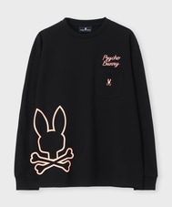 アウトラインBUNNYロゴロングスリーブTシャツ