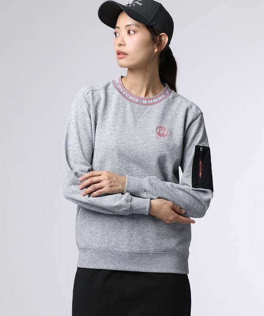 [GOLF][WOMEN]バニーマーククルーネックスウェットプルオーバー