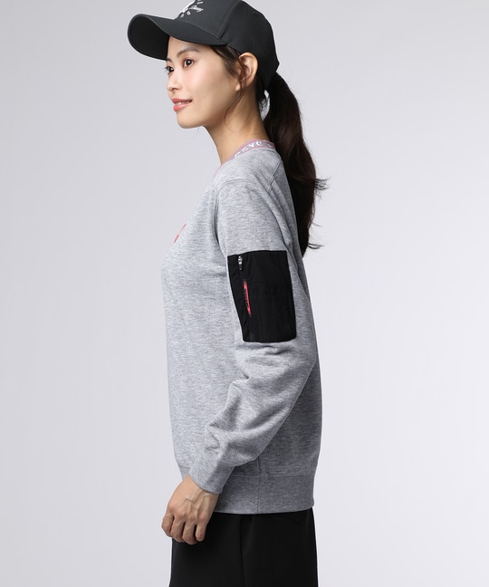 [GOLF][WOMEN]バニーマーククルーネックスウェットプルオーバー