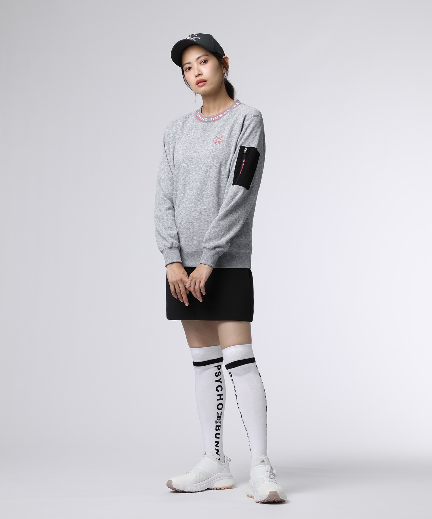 GOLF][WOMEN]バニーマーククルーネックスウェットプルオーバー｜Psycho