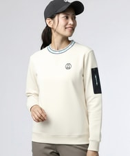 [GOLF][WOMEN]バニーマーククルーネックスウェットプルオーバー