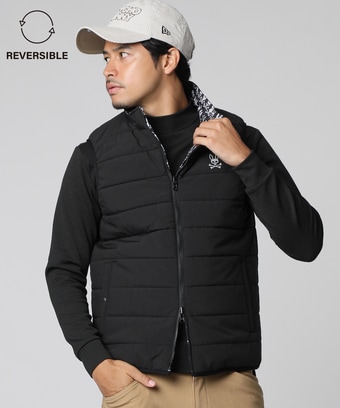 [GOLF]ストレッチタフタ 　リバーシブルベスト