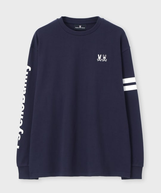 2BUNNYバックプリント ロングスリーブTシャツ