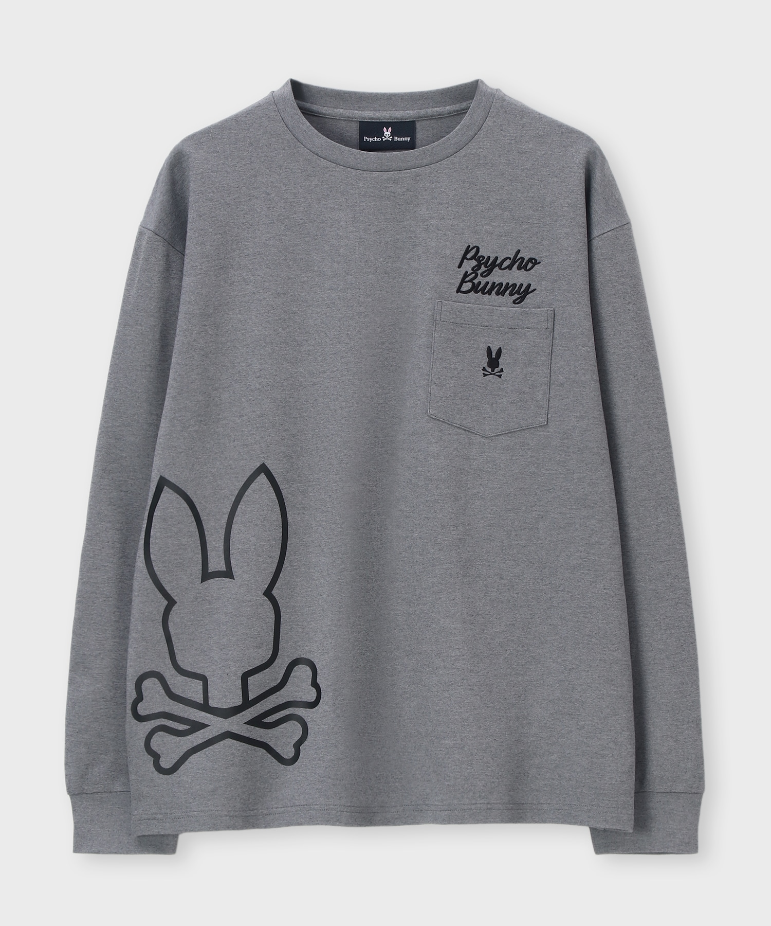 アウトラインBUNNYロゴロングスリーブTシャツ｜Psycho Bunny｜サイコ