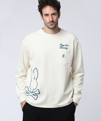 アウトラインBUNNYロゴ　ロングスリーブTシャツ