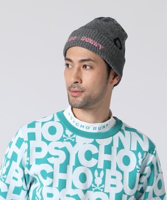 [GOLF]ジャガードロゴ 　ニットキャップ