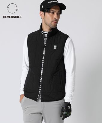 [GOLF]ストレッチタフタ 　リバーシブル ベスト