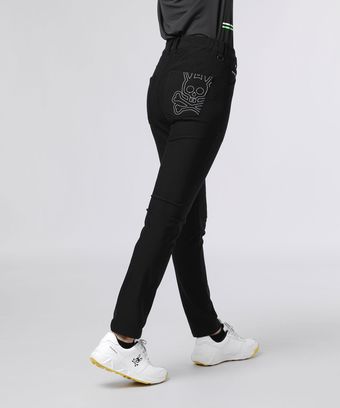 [GOLF][WOMEN]裏起毛ツイル 　5ポケット パンツ