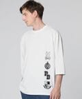 [WEB限定]アーカイブカレッジロゴ 7分丈 Tシャツ