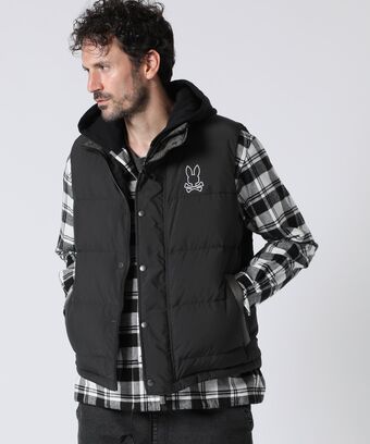 LIMONTA バイカラー 　ダウンベスト