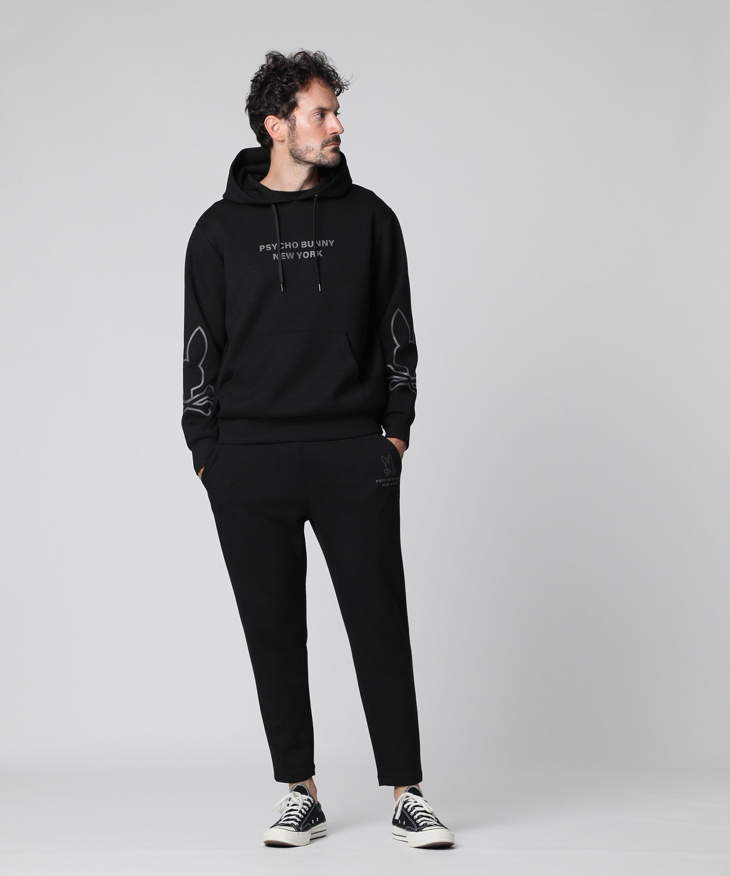 WEB限定]アウトラインロゴ ダンボール パンツ｜Psycho Bunny｜サイコ