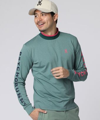 [GOLF]メランジライク　 ロングスリーブTシャツ