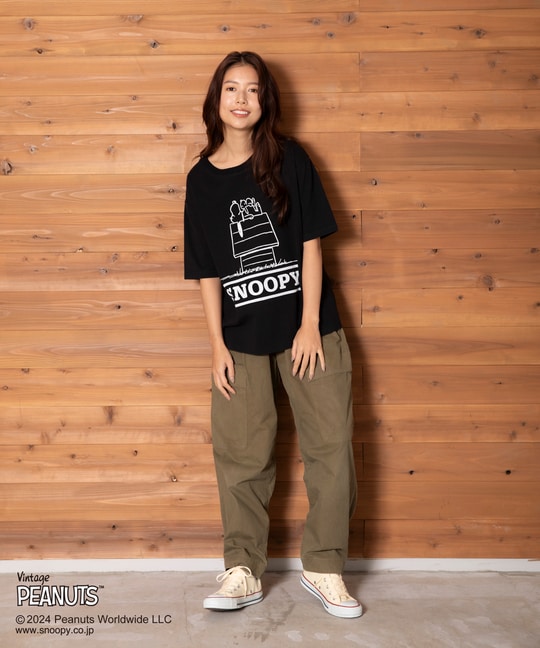[WOMEN]PEANUTS×Psycho Bunny Tシャツ