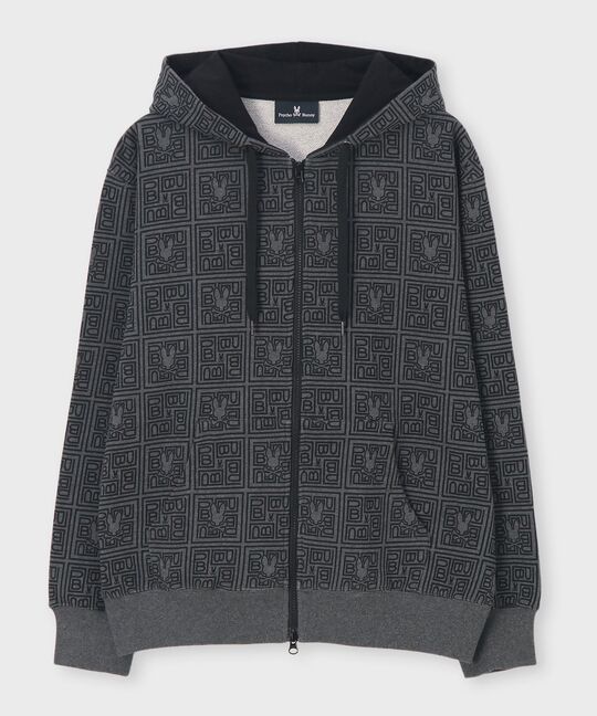 ジオメトリックPBモノグラムパーカ