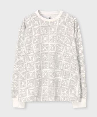 ジオメトリックPBモノグラム 　ロングスリーブTシャツ