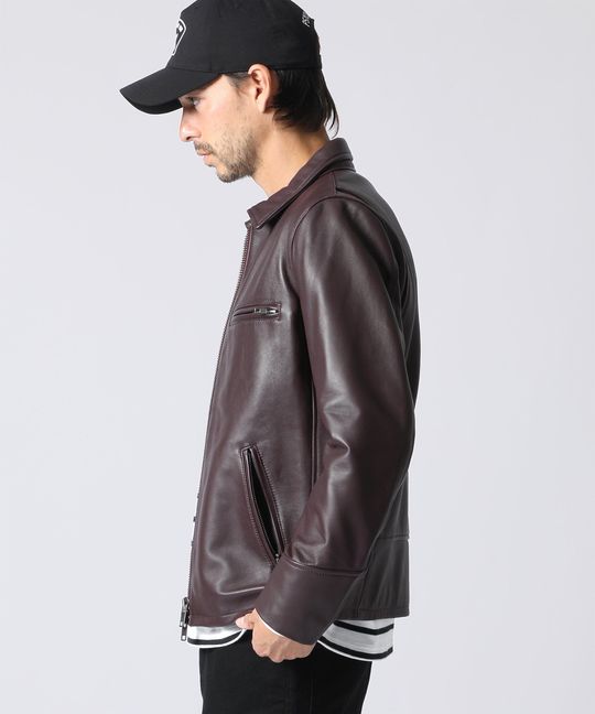 シープレザー トラッカージャケット