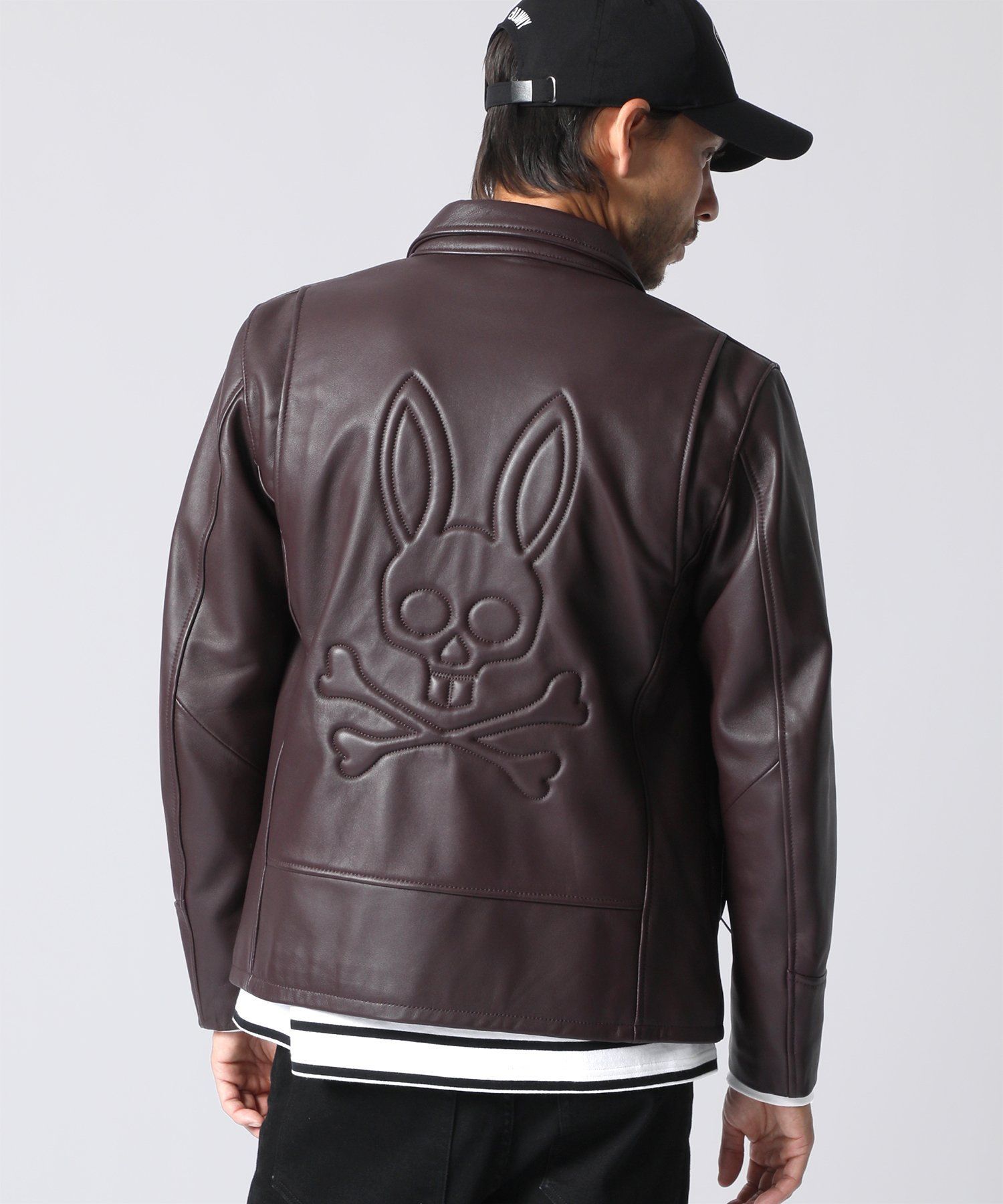 シープレザー トラッカージャケット｜Psycho Bunny｜サイコバニー 公式