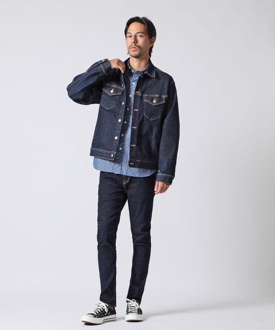 トルコデニムスキニーフィットジーンズ