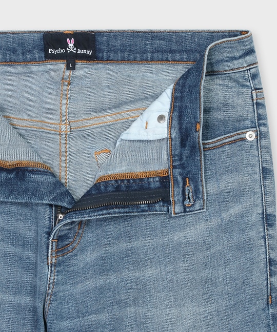 トルコデニムスキニーフィットジーンズ