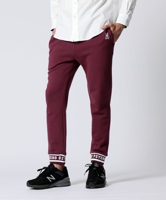 ジャガードリブロゴ 　ジョガーパンツ