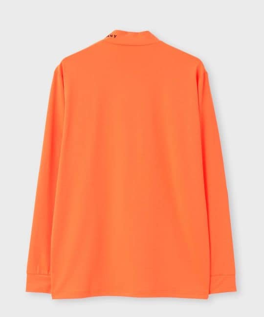 [GOLF]グラデロゴパターン モックネック ロングスリーブTシャツ