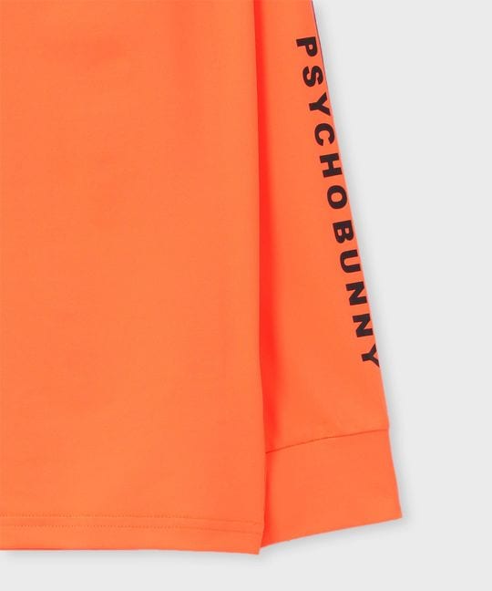 [GOLF]グラデロゴパターン モックネック ロングスリーブTシャツ