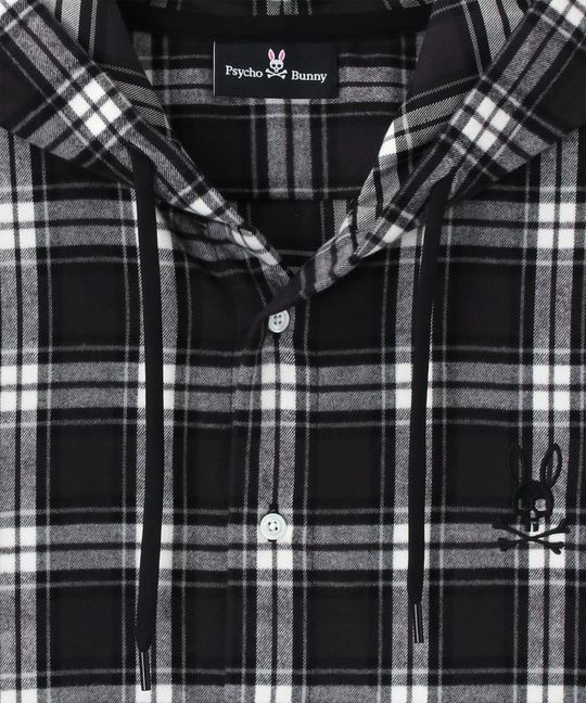 チェック フーディ シャツ ブルゾン