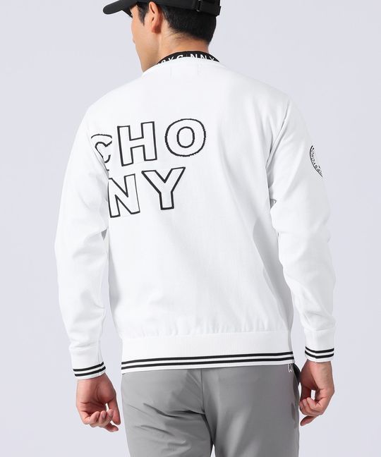 [GOLF]ビッグロゴクルーネック ウォッシャブル ニット