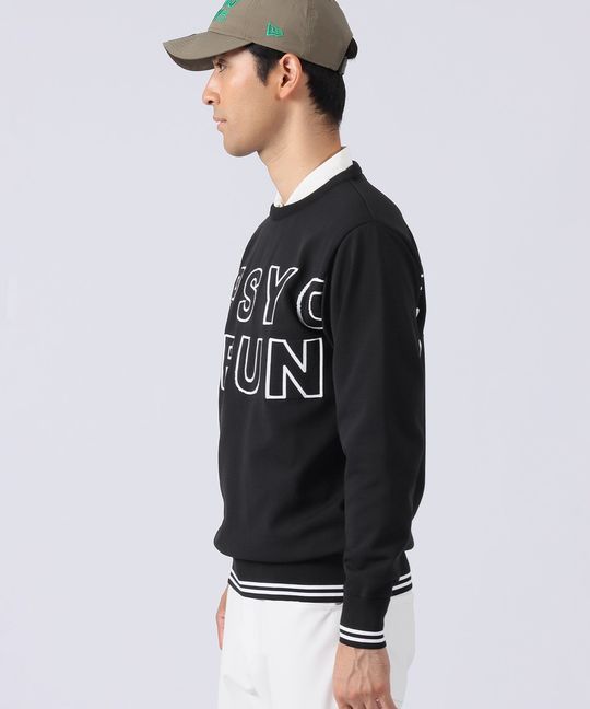 [GOLF]ビッグロゴクルーネック ウォッシャブル ニット