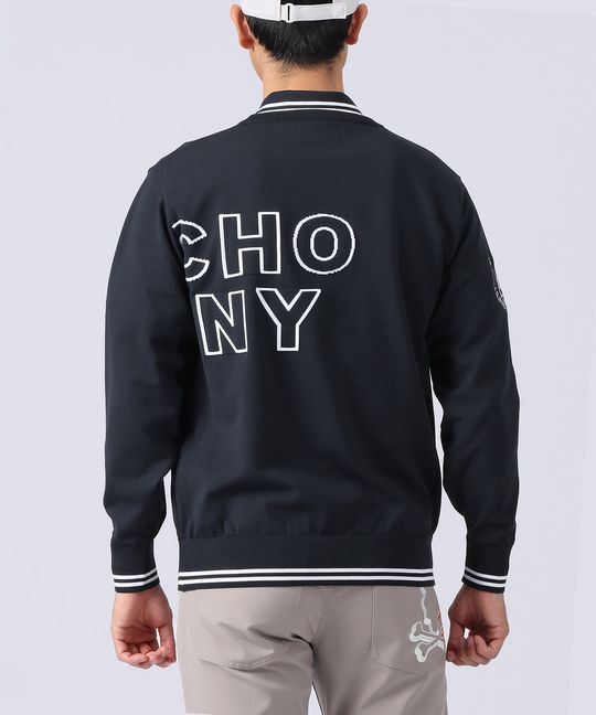 [GOLF]ビッグロゴクルーネック ウォッシャブル ニット