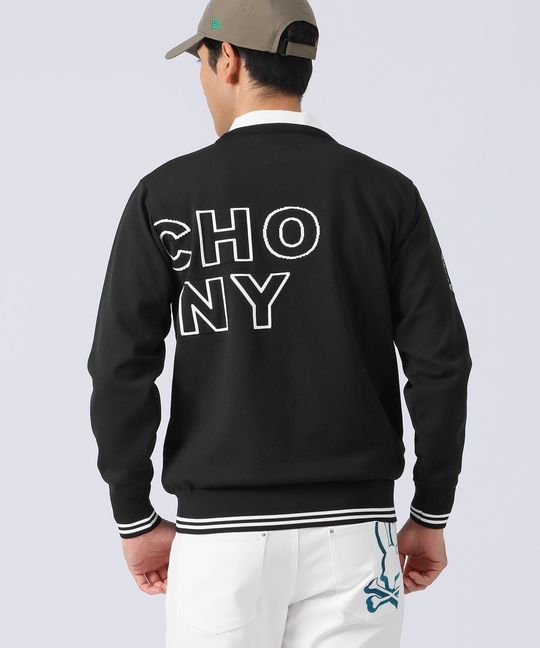 [GOLF]ビッグロゴクルーネック ウォッシャブル ニット