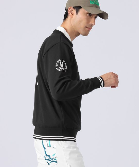 [GOLF]ビッグロゴクルーネック ウォッシャブル ニット