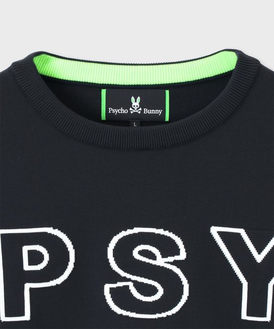 [GOLF]ビッグロゴクルーネック ウォッシャブル ニット