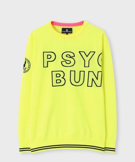 [GOLF]ビッグロゴクルーネック ウォッシャブル ニット