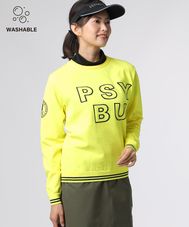 [GOLF][WOMEN]ビッグロゴクルーネック ウォッシャブル ニット