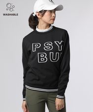 [GOLF][WOMEN]ビッグロゴクルーネック ウォッシャブル ニット