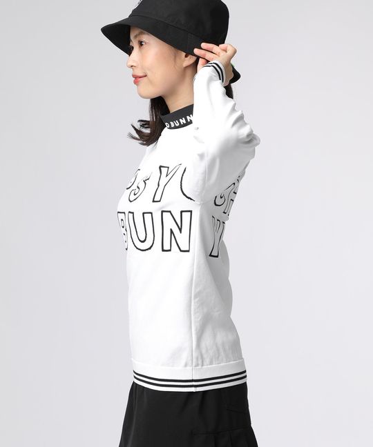 [GOLF][WOMEN]ビッグロゴクルーネック ウォッシャブル ニット