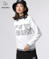[GOLF][WOMEN]ビッグロゴクルーネック ウォッシャブル ニット