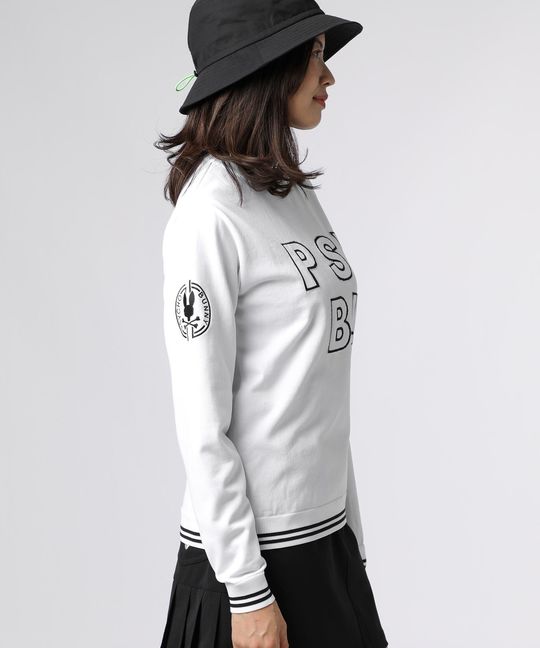 [GOLF][WOMEN]ビッグロゴクルーネック ウォッシャブル ニット