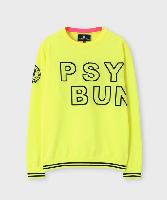 [GOLF][WOMEN]ビッグロゴクルーネック ウォッシャブル ニット