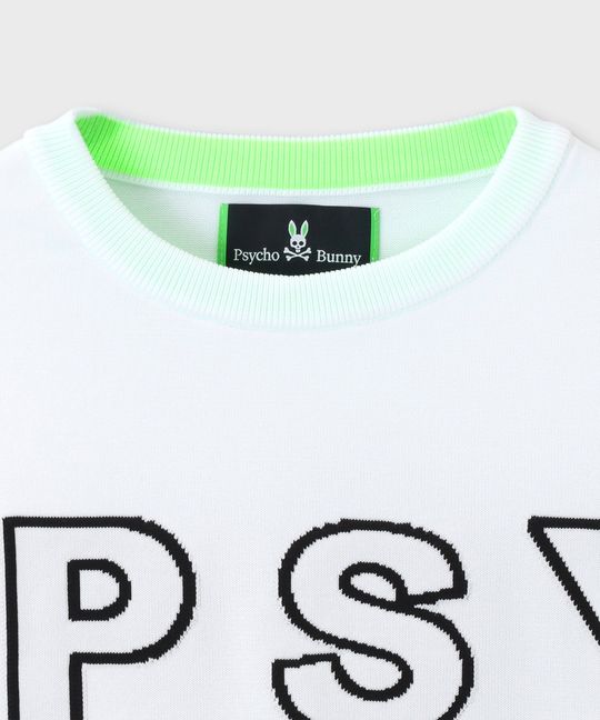 [GOLF][WOMEN]ビッグロゴクルーネック ウォッシャブル ニット