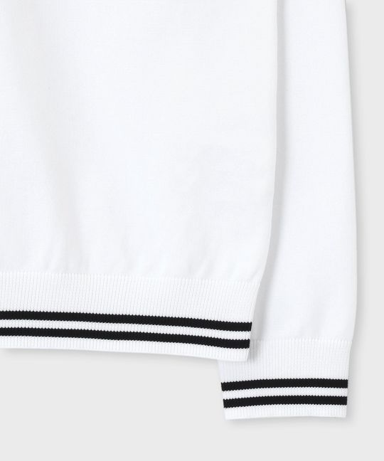 [GOLF][WOMEN]ビッグロゴクルーネック ウォッシャブル ニット