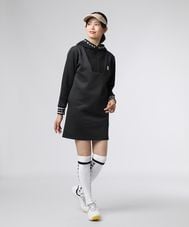 [GOLF][WOMEN]HERVEY ダンボールニットフーデッドワンピース