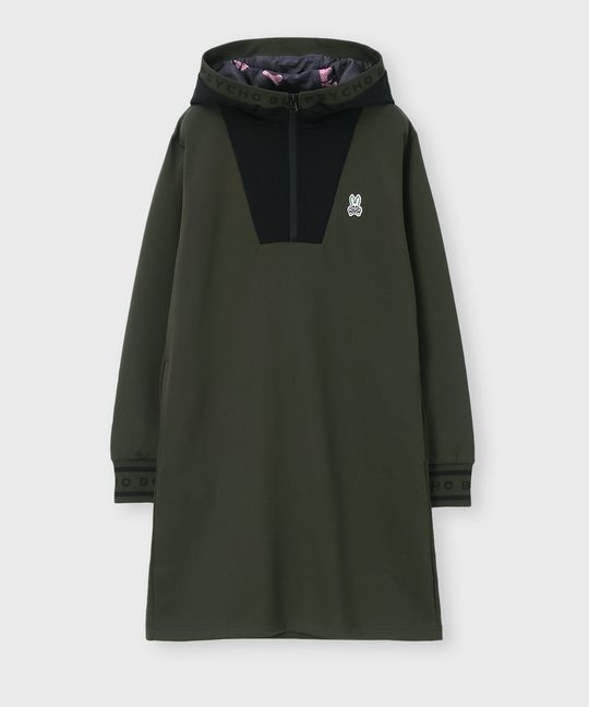 [GOLF][WOMEN]HERVEY ダンボールニットフーデッドワンピース