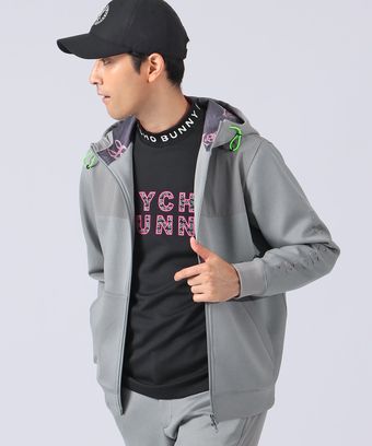 [GOLF]HERVEY ダンボールニット　ジップパーカ