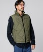 キルトステッチ タフタ ダウンベスト