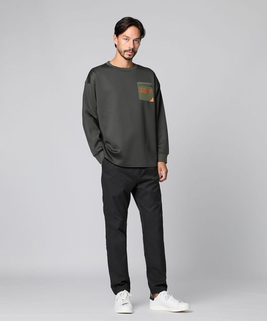 SOLOTEXダブルクロス ギャザー ジョガーパンツ