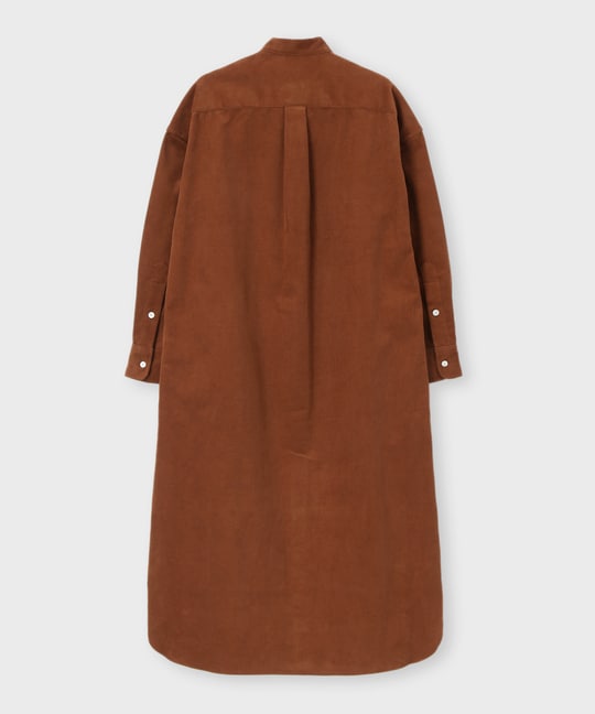 [WOMEN]コーデュロイ シャツワンピース