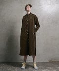 [WOMEN]コーデュロイ シャツワンピース