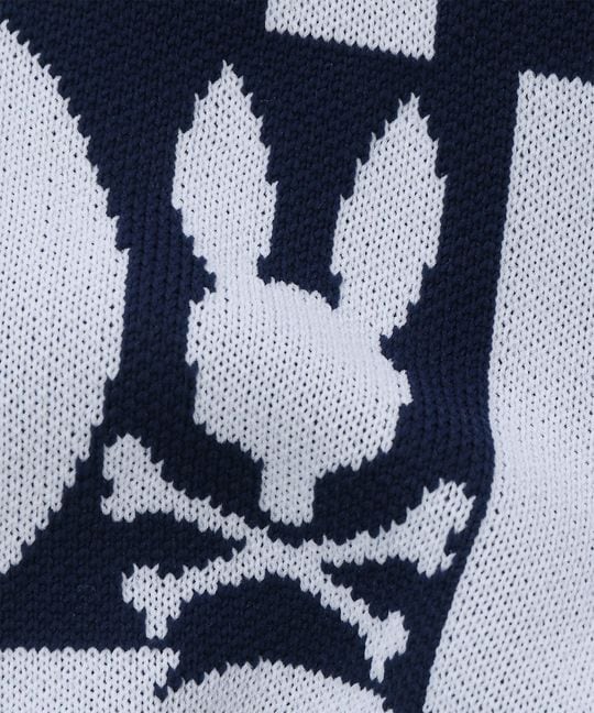 [GOLF]ウォッシャブル ロゴパターン ニット